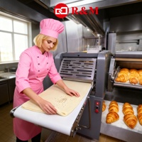 Laminoir à Pâte Automatique Commercial pour Baklava, Pâtisserie, Croissant et Pâte à Pain