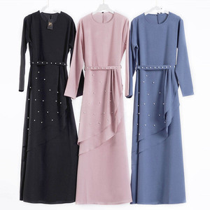 SIPO Abaya Dubai-vestido largo elegante para mujer, vestido largo turco, ropa islámica para mujer musulmana - Product Image 2