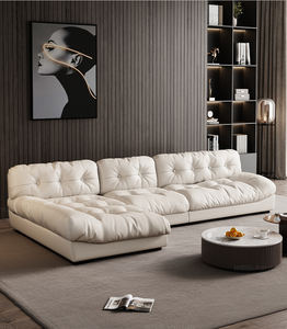 Sofá de lujo, muebles de sala de estar, tocador curvo, juegos de sofás de salón para el hogar, juego de sofás de terciopelo de tela moderna italiana, muebles - Product Image 1