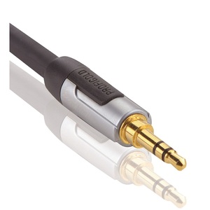 ProfGold 3.5mm <b>Stereo</b> Audio <b>Cable</b> 1m Male to Male High Performance Portable Interconnect - Product Image 3