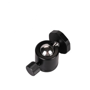 2018 Mới đến Đầy Màu Sắc Phổ Quát 360 Độ Xoay Xoay Nhôm Mini <span class=keywords><strong>Tripod</strong></span> Núi Adapter bóng bulông đầu cho máy ảnh - Product Image 2