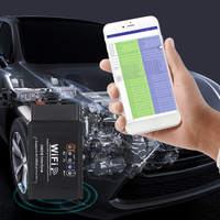 Detector de Fallas de Automóviles, Escáner OBD2 WIFI, Herramienta de Diagnóstico para Automóviles IOS/Android, Detector de Problemas Automotrices, Herramienta de Escaneo Automático WIFI