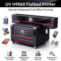 Impresora UV Industrial de Formato Grande de Alta Velocidad con 4 Cabezales Ricoh G6 de 90x60cm