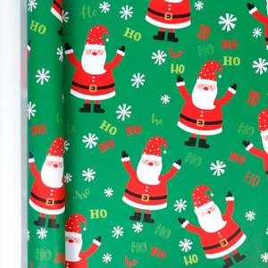 New <b>Christmas</b> Disposable Coated Silicone Virgin Printed Gift <b>Wrapping</b> <b>Paper</b> 43x300cm <b>Roll</b> - Product Image 1
