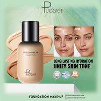 Fond de teint liquide à haute couvrance avec logo personnalisé Finition mate légère Correcteur longue tenue Fabricant de maquillage de marque privée OEM