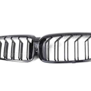 กระจังหน้าทรงไตคู่สำหรับ BMW ซีรีส์ 5 รุ่น G30 G31 ปี 2017 2018 2019 2020 อัพเกรดเป็นรุ่น Facelift สีดำเงาแบบสองซี่ - Product Image 3