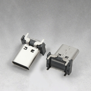 Conector USB C 2.0 Hembra de Acero Inoxidable, 15 mm de Altura, Tipo C Vertical SMT, Puerto de Cable de Carga, Alta Visibilidad, 3A/5A - Product Image 3