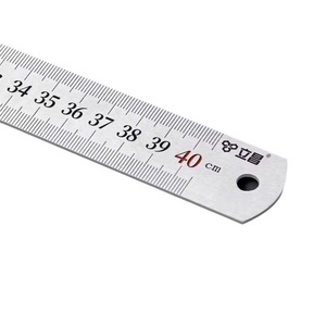 Regla de acero inoxidable Lichang de 15, 20, 30, 50, 60, 100 cm, regla recta de metal para carpintería, herramienta de medición de alta precisión - Product Image 2