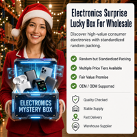 COSMOVA Surprise Lucy Purple – Boîte Mystère Électronique Avancée 8 Pièces : Smartphone, Tablette, Montre Connectée, Écouteurs, Haut-parleur – Livraison Rapide