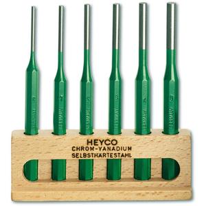HEYCO 1567 Parallel <b>Pin</b> <b>Punch</b> Sets, 6 pcs. - Product Image 1