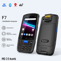 جهاز FARSET F7 المحمول المتين بنظام أندرويد للاستخدام الخارجي، مقاوم للماء IP67، محطة PDA مع واي فاي 5.0، بطارية 5000 مللي أمبير - متوفر في المخزون