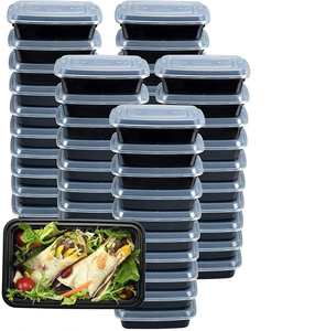 Conteneur alimentaire rectangulaire en plastique PP jetable pour micro-ondes, format MF38 OZ, pour la vente en gros - Product Image 6
