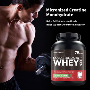 Lifenworth Isolato di proteine del siero di latte in polvere integratori sportivi da palestra recupero di massa Gainer cioccolato menta - Product Image 3