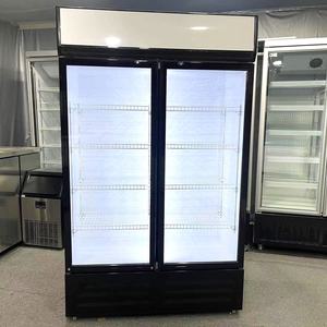 Vente en gros de vitrine réfrigérée Dépanneur armoire à boissons de conservation supermarché congélateur vertical - Product Image 4