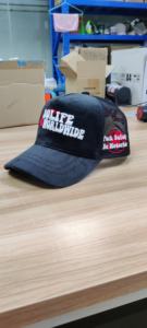 Custom High Quality <b>Crazy</b> 3D Embroidered Velvet Mesh Trucker <b>Hat</b> - Product Image 5