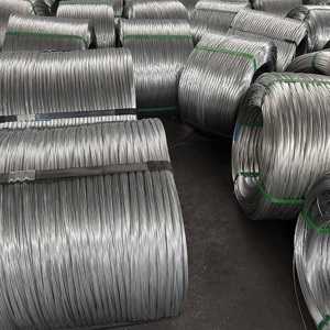 سلك فولاذي مسطح مجلفن بالغمس الساخن عالي الشد BWG21 سلك ربط - Product Image 3