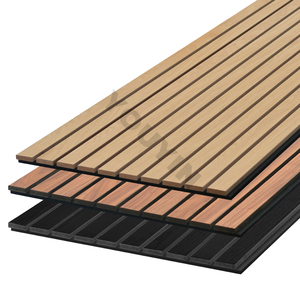 Paneles acústicos adhesivos decorativos interiores para estudio, oficina, roble, Akupanels, chapa insonorizada, absorbente, pared <span class=keywords><strong>de</strong></span> <span class=keywords><strong>madera</strong></span>, listón Mdf - Product Image 6