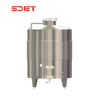 Cuve de fermentation cylindrique verticale pour vin