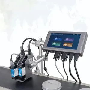 Kleiner intelligenter Tintenstrahldrucker automatisch Datum Chargecode Druckmaschine ChargeCoding Tij-Tintenstrahldrucker mit Förderband