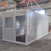 Conteneur pliable personnalisé, maison portable, maison préfabriquée mobile, conteneur pliable pour chambre à coucher, école, bureau, mini-maisons prêtes à être expédiées