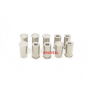 Pressa per fori ciechi in acciaio inossidabile bullone di rivettatura con dado esagonale BSOS-M6/M8-6/7/8/9/10/11/12/13/14/15/16/17/18 ~ 45 - Product Image 1
