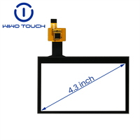 Écran tactile LCD PCAP OEM/ODM de 4,3 pouces pour terminaux en libre-service