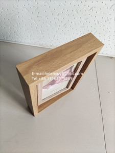 Đôi hai bên đảo ngược phong cách 4x6 5x7 6x8 8x10 hiệu ứng gỗ MDF khung ảnh/khung hộp bóng - Product Image 5