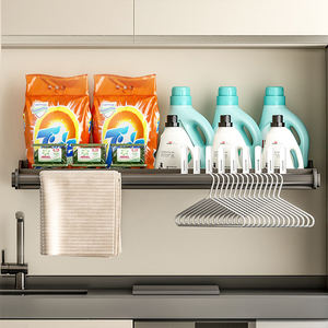 Organizzatore di <span class=keywords><strong>detersivi</strong></span> per bucato da bagno in metallo a parete facile da pulire - Product Image 4