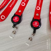 Porta Badge Personalizzato in Poliestere con Cordino, Stampa a Trasferimento Termico/Serigrafia, Gancio Staccabile per Telefono, Badge Yoyo Colorato