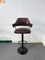 Tabourets de bar ergonomiques carrés en gros avec dossiers, vente chaude, coussin de siège épaissi de 46 cm de large, tabourets de bar à dossier haut
