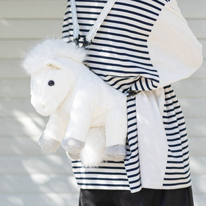 Mochila Qianrima 2026 Ano do Cavalo Mascote Brinquedo de Pelúcia Super Macio Multifuncional do Zodíaco - Product Image 4