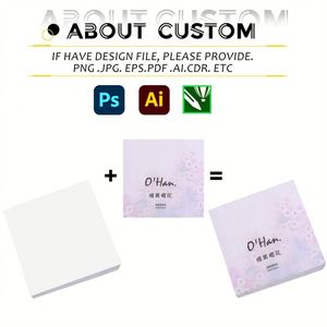 Bloc de Notas con Logotipo Personalizado, Papel para Índices, Pegatinas Pequeñas para Uso en Oficina, Papelería, Regalo Publicitario Adhesivo - Product Image 4
