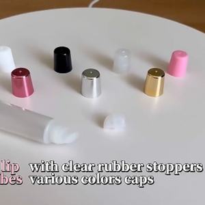 Tubos de Plástico Recargables Vacíos en Oferta, Envases Cosméticos Translúcidos, Tubo de Plástico Suave, Botella de Viaje con Tapa Abatible - Product Image 3