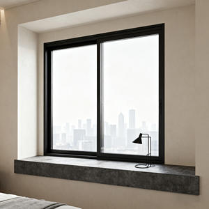 หน้าต่าง<span class=keywords><strong>บาน</strong></span><span class=keywords><strong>เลื่อน</strong></span>ภายในกรอบอลูมิเนียมเคลือบสามชั้นสำหรับสภาพอากาศหนาวเย็น - Product Image 3