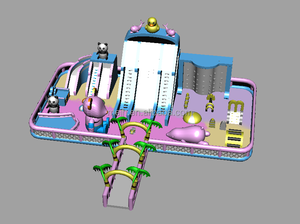 Nuevo Diseño Comercial Grande inflable flotante parque acuático Aqua Sports Park Castillo gorila a la venta - Product Image 4