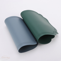 Nappe en cuir PVC de couleur unie minimaliste pour usage domestique, tapis de table pour hôtel et restaurant, résistant à l'huile, isolant thermique, vente en gros