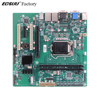 Neues OEM ECSUU Robustes industrielles Micro-ATX-Motherboard Intel 6/7/8/9 Gen I3/I5/I7 DDR4 32GB 12 * USB 10 * COM