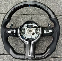 Volant pour BMW F30, BMW X5 E70, BMW F10 LED en fibre de carbone, BMW E92, BMW F32, BMW F11, BMW F15, BMW F31, BMW E91, BMW E90, BMW F20