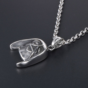 <strong>Star</strong> Storm Trooper Darth Vader <strong>Wars</strong> Stylish Stainless Steel Jewelry Head Helmet Pendant for Boys Movie Peripheral Jewelry - Product Image 5
