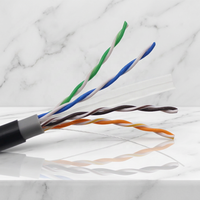 CAT6 UTP al aire libre red LAN ETHERNET CABLE de cobre desnudo 305M 1000FT 23AWG 4 pares