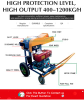 Tracteur multifonctionnel Weiwei pour la coupe de l'herbe et la récolte de la nouvelle ensilage de maïs, avec hacheuse de fourrage électrique et diesel