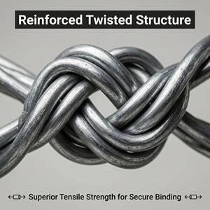 Línea de flejado automática de un solo ciclo con alambre de hierro galvanizado con recubrimiento de color para aplicaciones de malla de valla y tela de alambre - Product Image 3