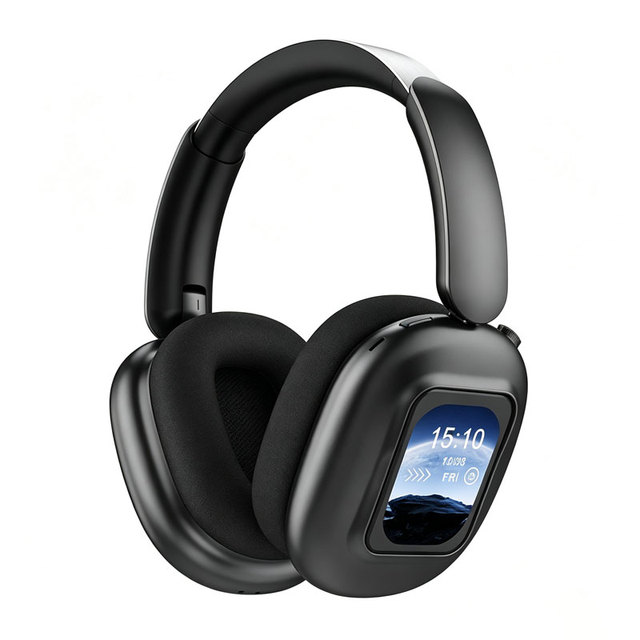 Wireless BT Over Ear Headphones, with Active Noise Cancelling Built in Microphone,Hybrid ANC +ENC.