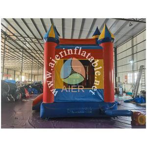 Château gonflable Carnival Castle avec toboggan, château de saut pour enfants avec design multi-tours pour les événements festifs et les jeux - Product Image 4