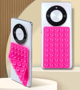 Silicone double face antidérapant 40 ventouses pour tapis adhésif Support pour téléphone portable pour ventouse mobile - Product Image 1