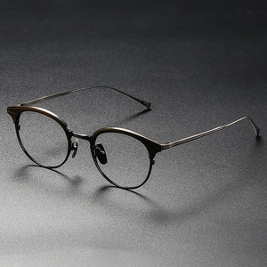 Meilleure vente, fournitures d'usine, montures en titane pur, montures de lunettes optiques, montures de lunettes en stock <span class=keywords><strong>ELLINGTON</strong></span> - Product Image 6