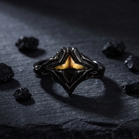 Bague Dragon Vintage Dark Souls 3, Accessoire de Jeu, Style Européen et Américain, en Alliage, pour Mariage et Fiançailles, Unisexe