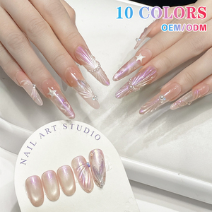 ZRKGEL Nouveauté – Kit de vernis à ongles gel magnétique effet œil de chat, 10 couleurs, à retirer par trempage, marque privée, échantillon gratuit, vente en gros pour salons - Product Image 4