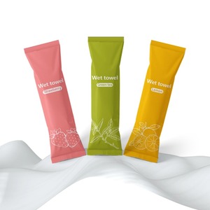Lingettes humides jetables 100 % coton parfum <span class=keywords><strong>citron</strong></span>, rafraîchissantes et hydratantes, pour restaurant (lot individuel) - Product Image 1