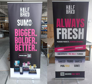 فيلم <span class=keywords><strong>PET</strong></span> عالي الجودة قابل للطباعة بخلفية رمادية للحاملات القابلة للطي/اللافتات/الشاشات - Product Image 3